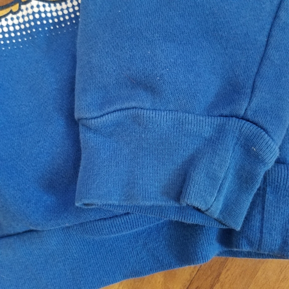 Super Mario Brothers Pullover Hoodie size Small 6-7 Child Sweatshirt Blue Bin6 - Picture 5 of 13